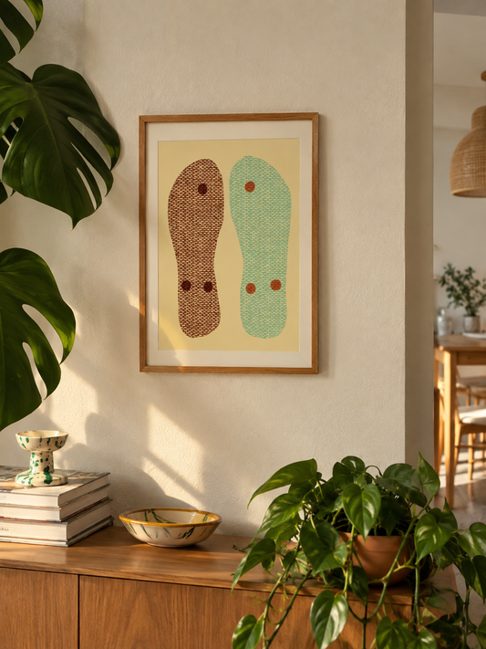 Havaianas art print by Anna Frangipani – alternate view