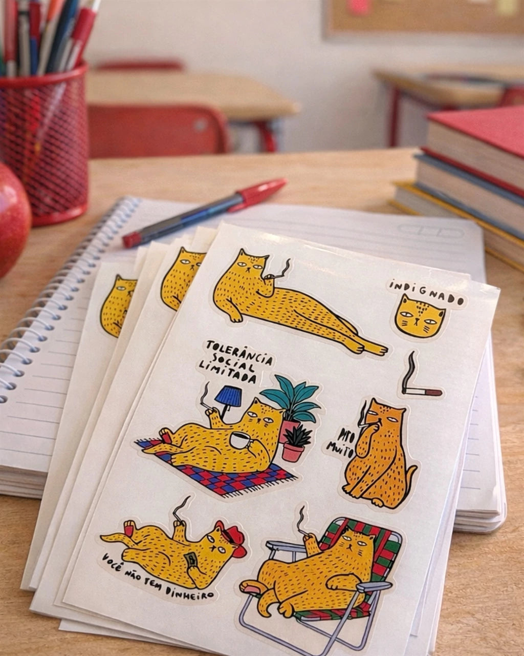 GATO DIEGO Sticker Sheet