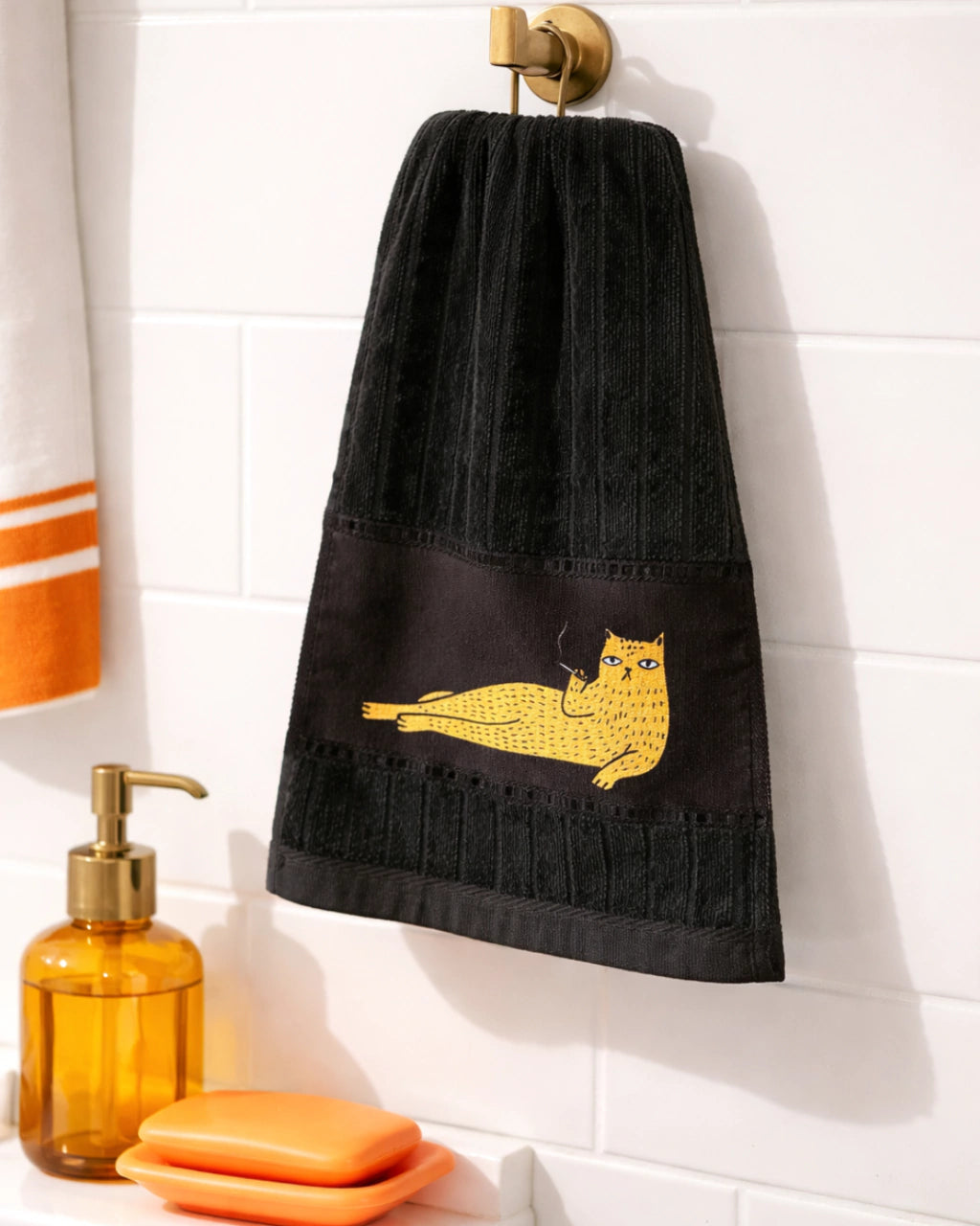 GATO FUMANDO Towel