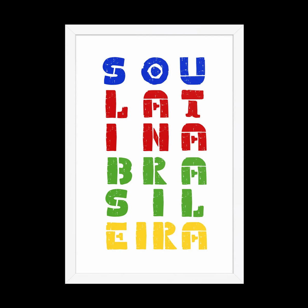 I am Latina & Brazilian art print