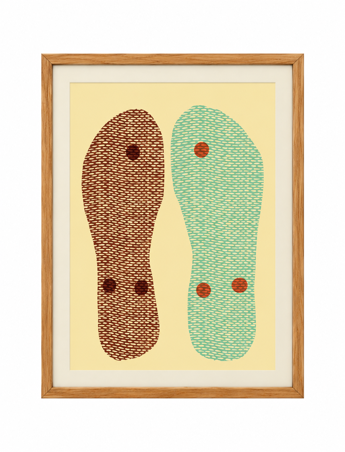 Havaianas art print by Anna Frangipani – detail
