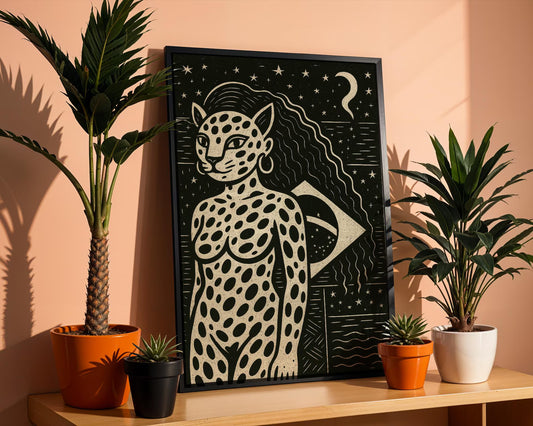 Mulher Onça Art Print